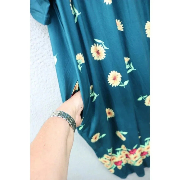 Ekouaer Pullover Midi Lounger House Dress-Size XL-New With Tags-Pockets - Picture 7 of 10